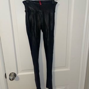 SPANX Faux Leather Leggings